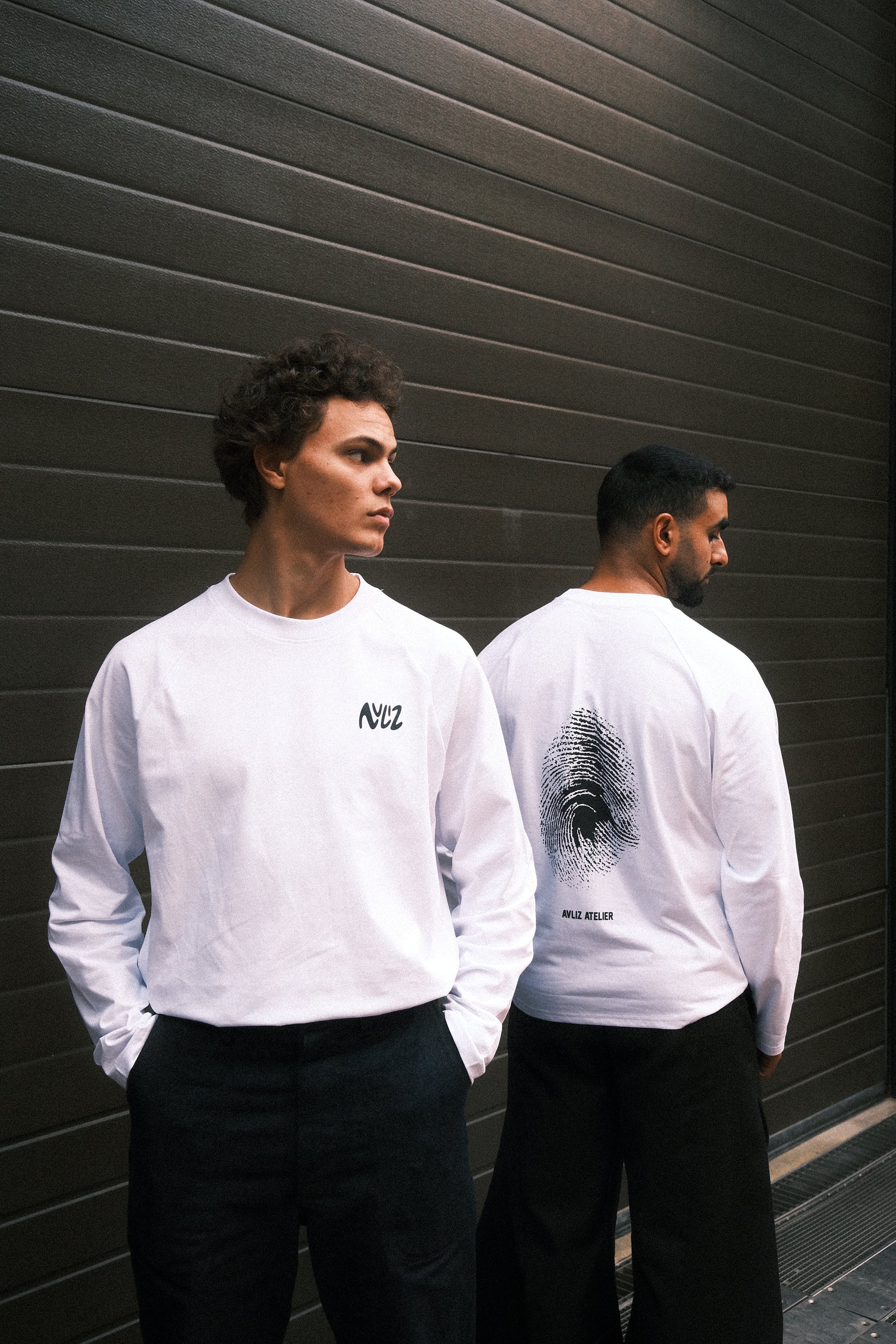 Left model (186cm) wearing size L
Right model (184cm) wearing size L